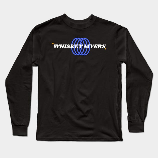 Whiskey Myers // Blue Ring Long Sleeve T-Shirt by eiston ic